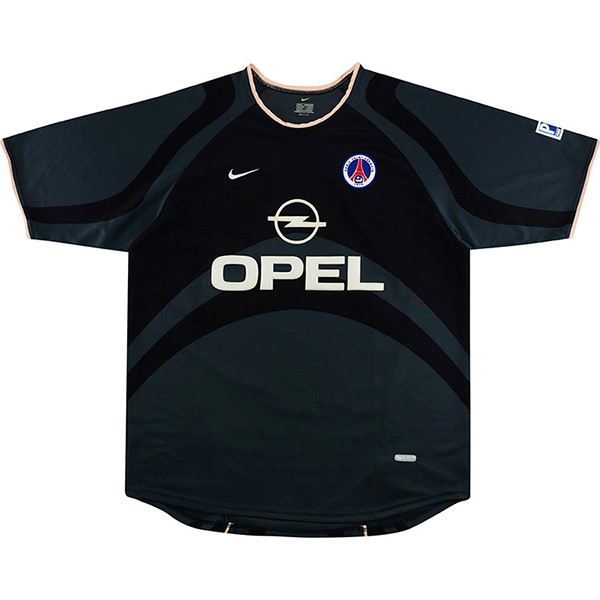 Thailande Maillot Football Paris Saint Germain Third Retro 2001 Noir